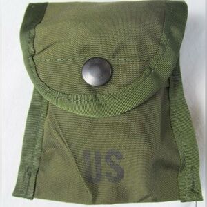 USGI LC-1 First Aid / Compass Pouch OD Green w/ ALICE Clip Military Surplus
